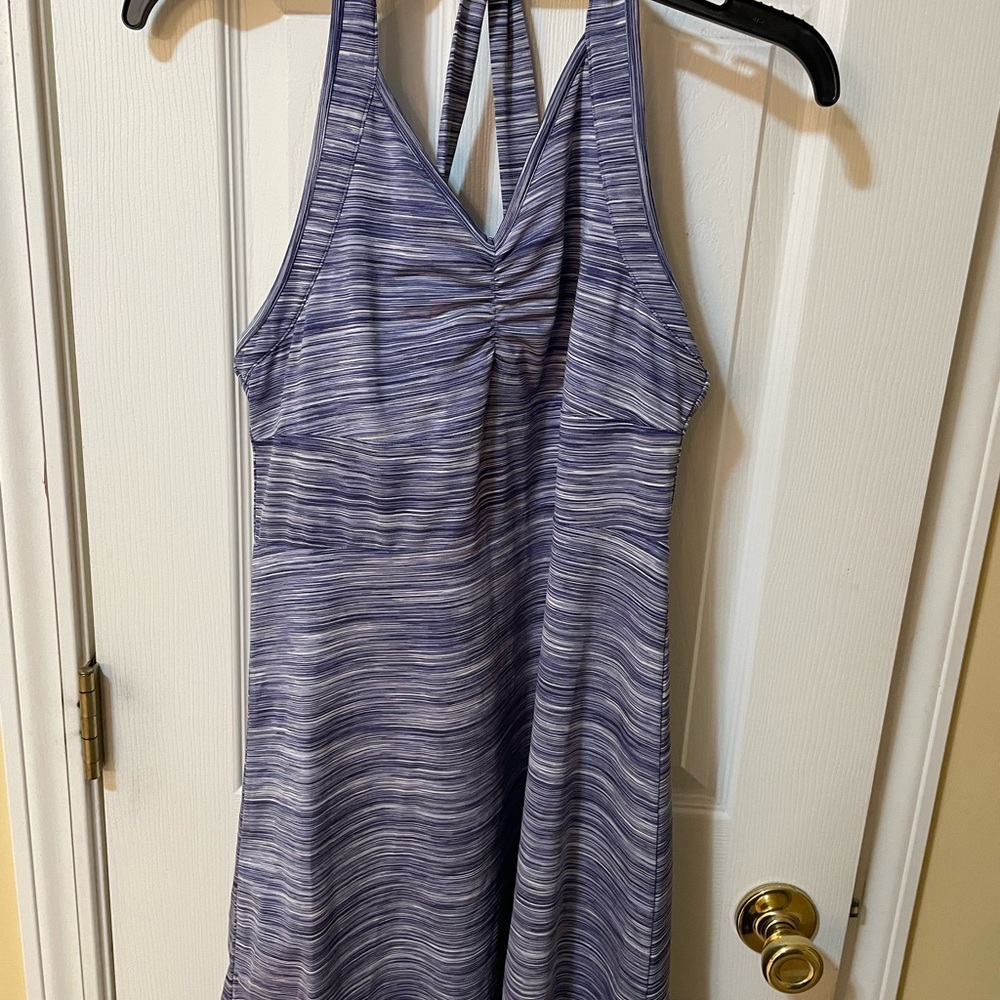 Merrell SelectWick Halter Dress Size M Blue Space Dye Athletic Racerback 🌊
